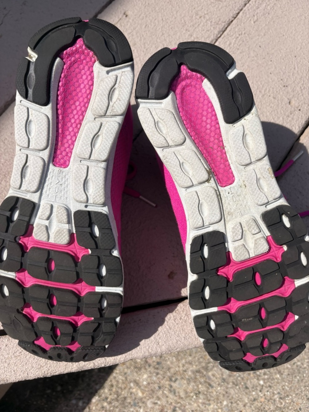 Under Armour Women’s Hot Pink Mesh Running Sneakers - Picture 2 of 2